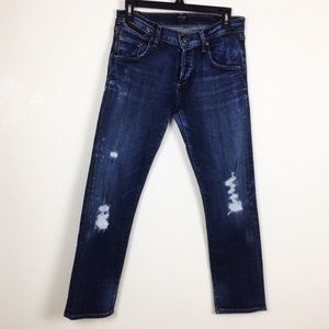 Citizens of Humanity Distressed Crop Dylan jeans